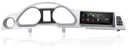 MOOKAKA Autoradio 2 din Android Auto Stereo Receiver GPS Navigation für Audi A6 A6L 2005-2009 Multimedia Player 8.8 Zoll Kopfeinheit mit Carplay Bluetooth WiFi RDS HD1080P (4+64GB)