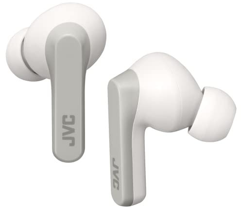 JVC HA-A9T-W(White) True Wireless Headphones with Touch Sensor Operation, Single Ear use, IPX5, Bluetooth 5.1, Long Battery Life (up to 30 Hours)