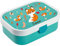 Ferocity Personalisierte Brotdose mit Namen Große und praktische Brotdose für Kinder Wunderschöne Lunchbox für Mädchen und Jungen mit verschiedenen Motiven Fuchs Fox [087]