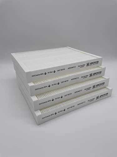 Lot de 4 Filtres G4 Aerofilter – Compatibles VMC UNELVENT Orka BP/BP HR – 255x180x25 mm – Filtration Double Flux – Synthétique – Remplacement Facile – Expédition France