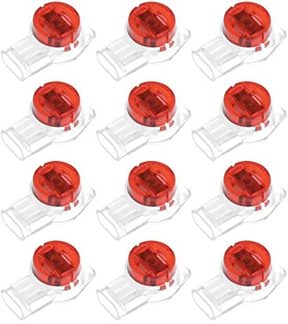 The Lord of the Tools 50PCS UY Connectors K3 Telephone Cable Connectors Waterproof Gel-Filled UY Butt Splice Connectors Jelly Crimp Connectors for Data Cable Phone Wire Joints