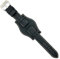 Uhrenarmband aus Leder Bison-Gravur Bund kompatibel mit Fossil CH2592 CH2564 CH2565 CH2891CH3051 18mm 20mm 22mm 24mm Ref 386 Schwarz 18mm