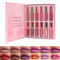 Beliky Girl 9 Stück Matte flüssige Lippenstifte mit 3 Glitter Lippenstift Makeup Set, Nude flüssig Langlebig Tragen Non-Stick Cup Nicht verblassen Lip Gloss Make up Geschenk für Frauen