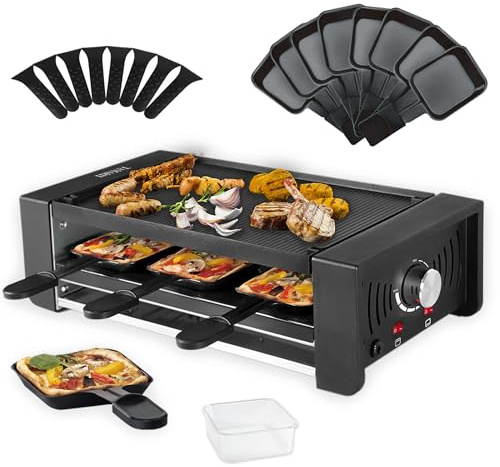 TAMARIT Raclette Party Grill, Indoor Electric Table Grill
