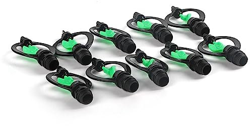 10Pcs Boquillas de Riego Plásticas G1/2in en Forma de Mariposa, Rocío Agrícola para Irrigación