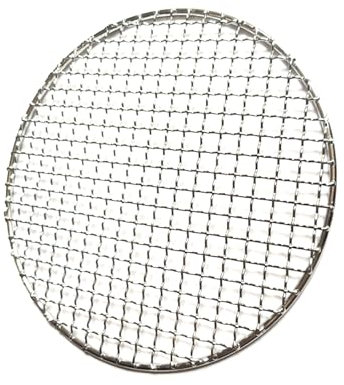 Eagles Filet de gril pour cuisinière, grille ronde de 25 cm, grille de barbecue en acier inoxydable, mini grille de barbecue ronde, filet de grille/grille/grille à vapeur, grille à charbon pour la