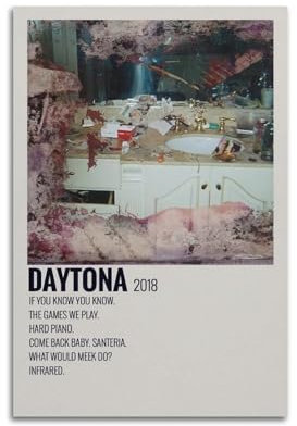 klouds Pusha T Album-Poster, dekoratives Gemälde, Leinwand, Schlafzimmer, Kunst, Wohnzimmer, Dekoration, modern, ästhetisch, 30 x 45 cm, ungerahmt