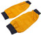 HOMSFOU 1 par de fundas de trabajo, prácticas mangas de trabajo, guantes de soldadura, guantes de soldador, guantes de soldadura, mangas de trabajo resistentes, de piel pura