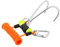 QANYEGN Ganchos De Buceo, Ganchos De Quilla De Acero Inoxidable, Ganchos De Buceo con Resorte En Espiral para Buceo, Buceo Profundo(Naranja)