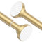AIZESI Shower Curtain Pole 28 to 48 Inch, 1pcs Spring Tension Rod 1 Inch Diameter Gold Small Shower Curtain Rod Adjustable Non-Drilling, Non-Slip, Anti-Rust Spring Loaded Curtain Rods