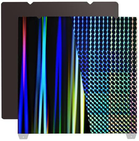 IdeaFormer H1H Druckplatte 310x315mm, Doppelseitig Rainbow Streak+Phantom H1H Magnetisch Druckbett für Creality K1 Max, Ender 3 V3 Plus 3D Drucker Plattform