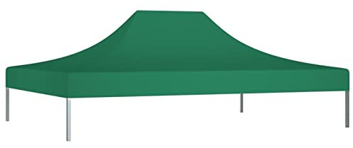SECOLI Copertura Gazebo 4x3 m Telo per GazeboTetto di Ricambio per Gazebo Verde 270 g/m²