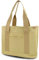 Damen Groß Handtasche mit Laptopfach Canvas Satchel Tote Bag Schultertasche Shopper Tasche für Arbeit Bücher Alltag Lehrertasche khaki Large