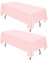 YMHPRIDE Lot de 2 nappes Roses 153 x 260 cm en Tissu Polyester rectangulaire pour Tables de 6 Pieds, nappes Roses pour Mariage, Anniversaire, fête, décoration de Table