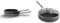 Ninja ZEROSTICK Stackable Cookware Frying Pan 2-Piece Set, Non-Stick, Space Saving, 24/28cm Frying ZEROSTICK Premium Cookware 26cm Sauté Pan with Glass Lid, Long Lasting, Non-Stick