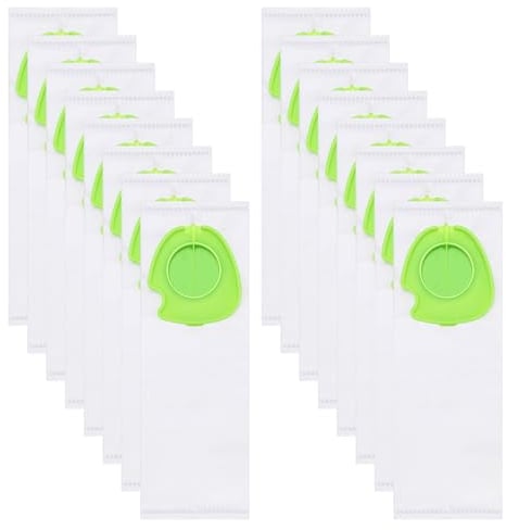GSrenyu 16 Pack Vacuum Dust Bags for G-tech PRO,PRO 2,PRO K9,PRO 2 K9,Cordless&Handheld Vacuum Cleaner ATF301,ATF303,ATF307,ATF308