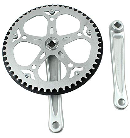 MOLERRI Faltbare Fahrrad Kurbel Garnitur 52T Vier Kant Loch 170Mm CNC Kurbel Garnitur Fahrrad Kurbel Garnitur