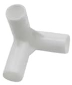 KXJSYL Tool Connecteur croisé coudé Droit en PVC, 12mm, 5 pièces, Joint en té 60 90 120 135 degrés, raccord de Tuyau en PVC, raccords Fixes de Tente à Monter soi-même(White-06)