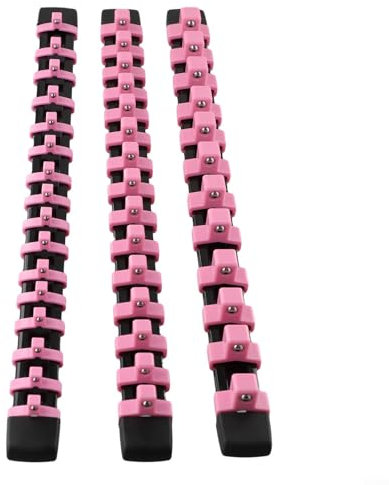 Ordentliche Organisation von Steckdosen, ABS-Material, einfach einzuführen und zu entnehmen (Rosa)