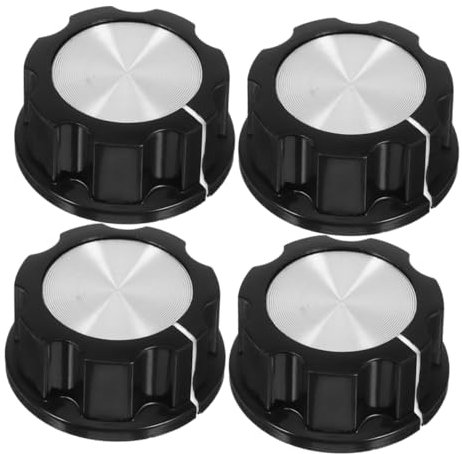 Artibetter 4pezzi Manopole Per Sostituzioni Per Elettrici Manopole Controllo Per Piano e Forno Compatibili Con Diverse