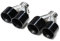Auto-Auspuff-Endrohr Auspuffblende Für B&MW F10 F11 F18 535d 535i Bis G30 G31 Autoauspuffanlage Auspuffendrohr Auspuffrohr-Spitzenabdeckungen(Schwarz)