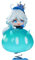 Zllada Genshin Impact Furina Figure - Anime Chibi Bobble Desk & Car Ornament with 50 Stickers Gift