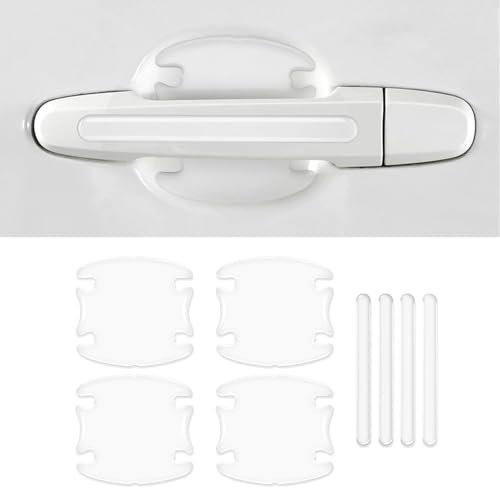 RUIHAHA 8 Pezzi Protezione Maniglia Portiere Auto Adesivi Esterni per Fiat Uno Van (Type 327) 3-Door Novo Uno 2010-2021 Pellicola Protettiva Portiera Dell'auto Maniglia AntiGraffio