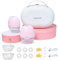 Wearable Hands-Free Breast Pump – Portable Electric Breastfeeding Pump with Multiple Suction Modes, Leakproof Design, LED Display & Travel Case – 120 Milliliters Capacity