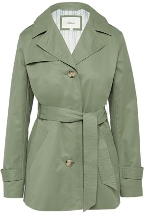 s.Oliver Kurzer Trench mit Gürtel