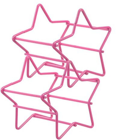 minkissy 2pcs Sturdy Carbon Steel Beauty Sponge Holders Rack Makeup Puff Organizer Powder Puff Container