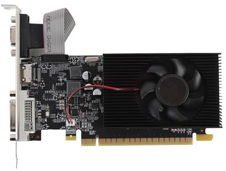 Jectse GT730 Graphics Card, 4GB DDR3 128 -Bit -PC -Gaming -Grafikkarte, 700 MHz 667MHz PCI Express 1.1 X16 Grafikkarte mit VGA DVI HD Multimedia -Schnittstelle