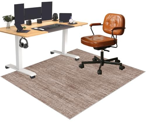 Tappeto Sedia Ufficio Tappeto Salvapavimento Antiscivolo Tappeto per Sedia con Ruote Gaming Ufficio Protettore del Pavimento Tappetino Pavimenti per Parquet e Pavimenti Duri/Piastrelle 90 x 120 cm