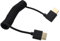 HangTon Cable trenzado en espiral HDMI 8K 4K50 para ATOMOS Ninja V Shinobi, Sony FX30, Canon R1, Lumix G9, GH6, Nikon Blackmagic, TV, portátil, PS5, Xbox, FEELWORLD, Portkeys, ángulo izquierdo a recto