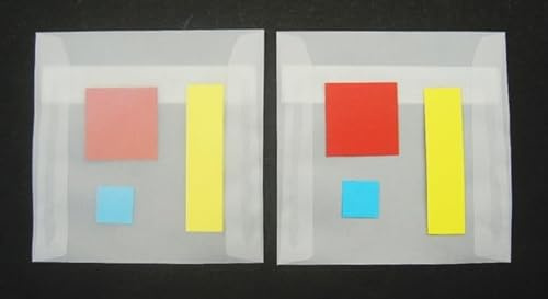 Briefumschläge Offset transparent 125x125mm 90g/qm HK VE=100 Stück weiß