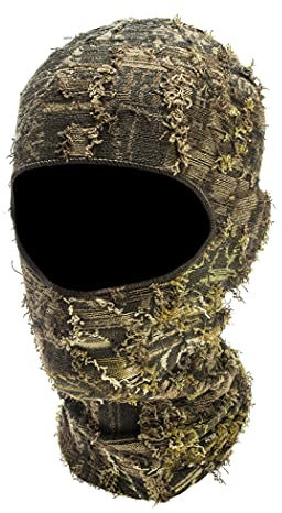 Quietwear Herren Camo Gras 1 Loch Maske, Camo Gras, Einheitsgröße