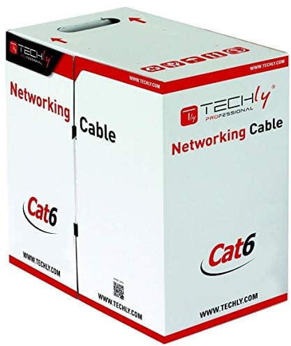 Techly Professional 022823 Matassa U/UTP Cavo Cat.6 CCA 305m Rigido Grigio Grigio
