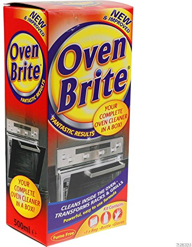 2X Oven Brite - 500ML - Bottle Bag & Gloves Included - Complete Oven Cleaner