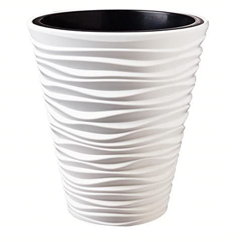 Prosper Plast dbsa300-s449 29,5 x 33 cm sand Blumentopf – weiß (12)