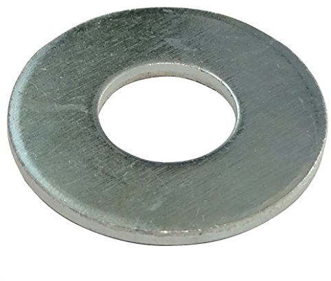 AERZETIX - C17668 - Satz von 100 Flache unterlegscheiben für karosseriebauer breit - karosseriescheiben - kotflügelscheiben - M8 Ø8.4x20mm H1.4mm - aus verzinktem stahl