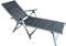 XXXL Gartenliege, Anthrazit, 140x76x105 cm, Kunststoff, Metall