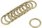 sourcing map 25Stk. O Ring Schnalle Hundeleine Hardware Tasche Kunst DIY 0,8(20mm) bronzefarben
