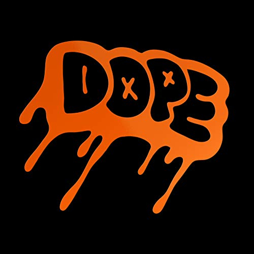 Erreinge Aufkleber prespaced Fluo orange 20cm - Dope Dub Tuning Jdm OEMs - Vinyl-Aufkleber Aufkleber Aufkleber Mural Laptop Auto Moto Helm Camper