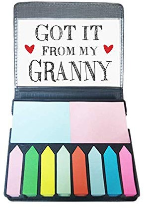 Haftnotizen mit englischer Aufschrift Got It from My Granny Grandma (in englischer Sprache)