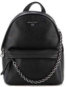 Michael Kors Damen Slater Medium Rucksack, Black, 25.4 x 14 x 33 cm