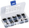 Jeanoko 300 pièces vis à six pans creux boulon à six pans creux M2 x 3-20mm vis hexagonale sans vis Assortiment Kit vis à six pans creux boulon et écrou Kit