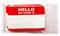 HELLO my name is... Stickerpack 10,5 x 7,4cm Namenschilder Aufkleber!