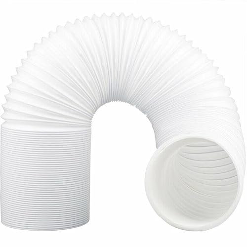 EliteKoopers White 15cm Extra Long Pipe Air Conditioner Exhaust Hose Duct Extension (130mm)