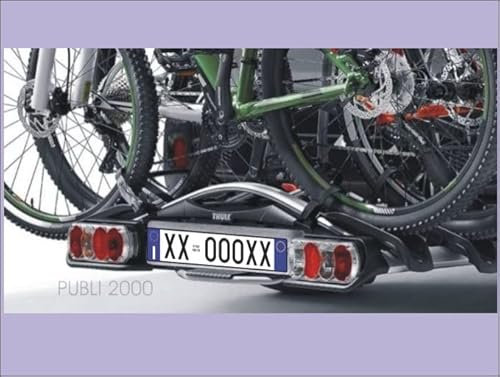 (PUBLI 2000) TARGA REPLICA POSTERIORE PER PORTABICI IN ALLUMINIO E RIFRANGENTE - COMUNICA IL NUMERO DI TARGA A: publi2000@libero.it - 3282918072