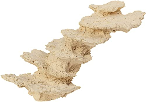 ARKA Riffkeramik Halber Riffbogen - 30 cm - Halber Riffbogen aus 100% natürlichen Rohstoffen, bietet hohe Porosität und ist schadstofffrei, ideal für kreative Gestaltung in Meerwasseraquarien