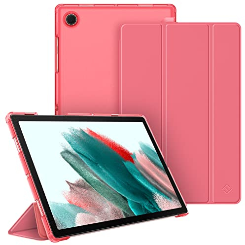 Fintie Funda Compatible con Samsung Galaxy Tab A8 10.5 (2021) - Carcasa Trasera Transparente Mate con Auto-Reposo/Activación para Modelo SM-X200/X205, (Rosa)